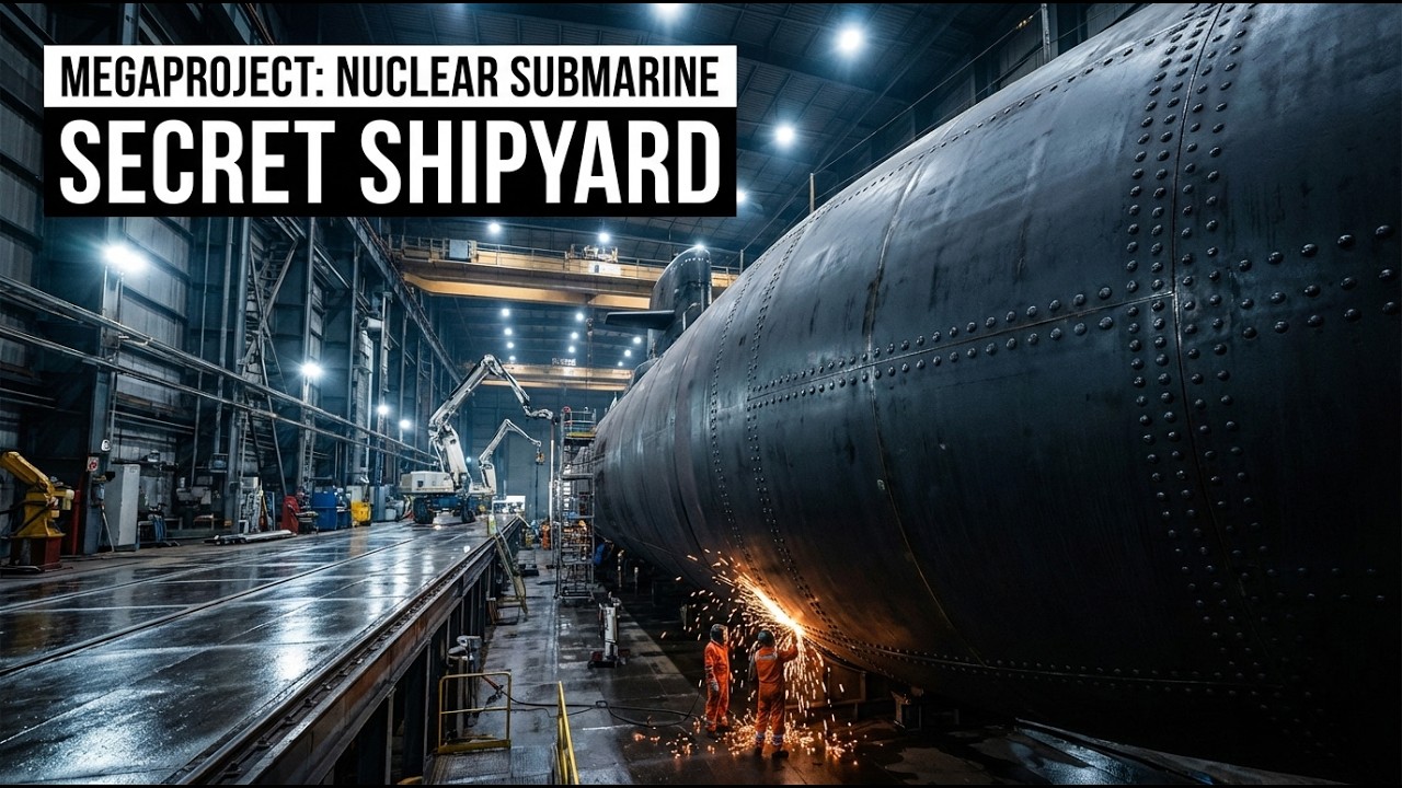 How a Nuclear Submarine Is Built – Inside the Most Secretive Factory in the World
