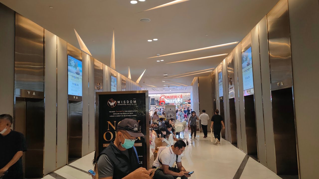 Mitsubishi GPS-III Elevators at Siam Paragon, Bangkok, Thailand (North Wing)