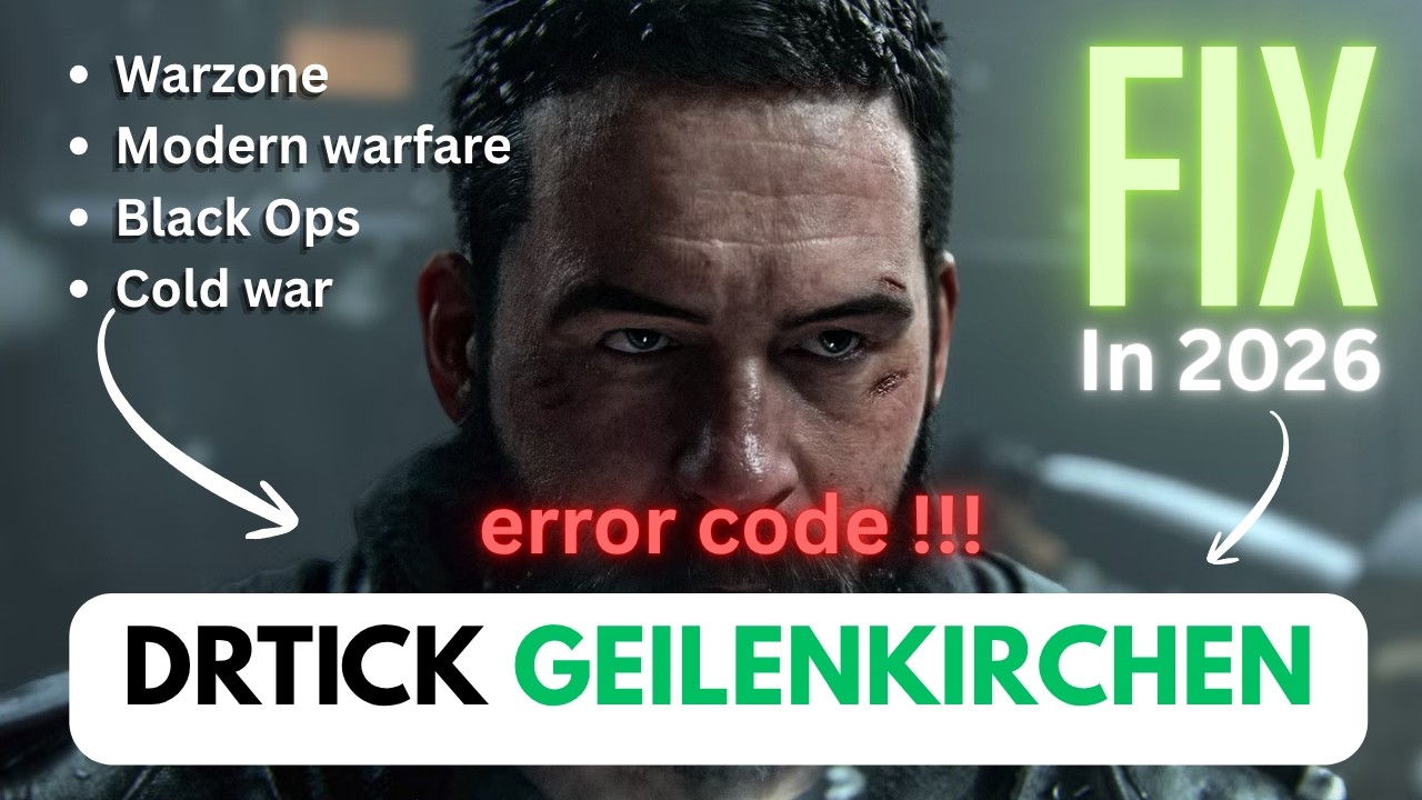 Как исправить ошибку подключения DRTICK GEILENKIRCHEN в Black Ops 7 и Modern Warfare 4 (2026)