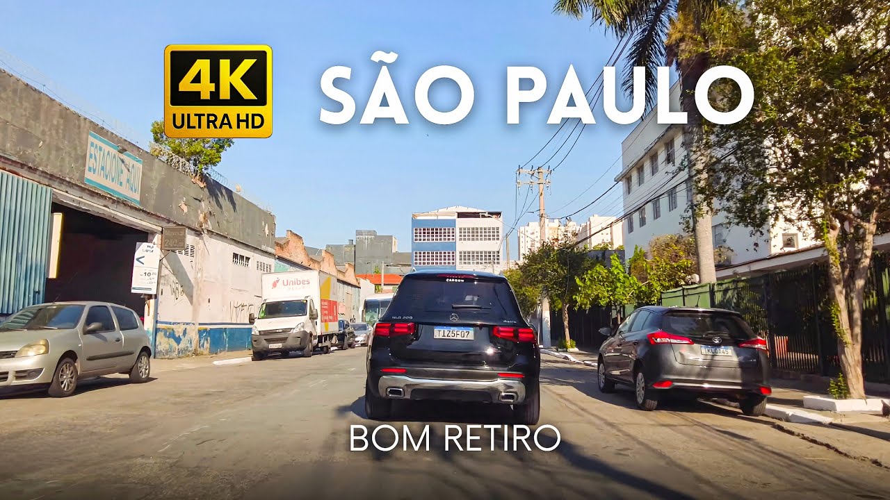 🇧🇷 Dirigindo até o Bom Retiro • São Paulo 4K