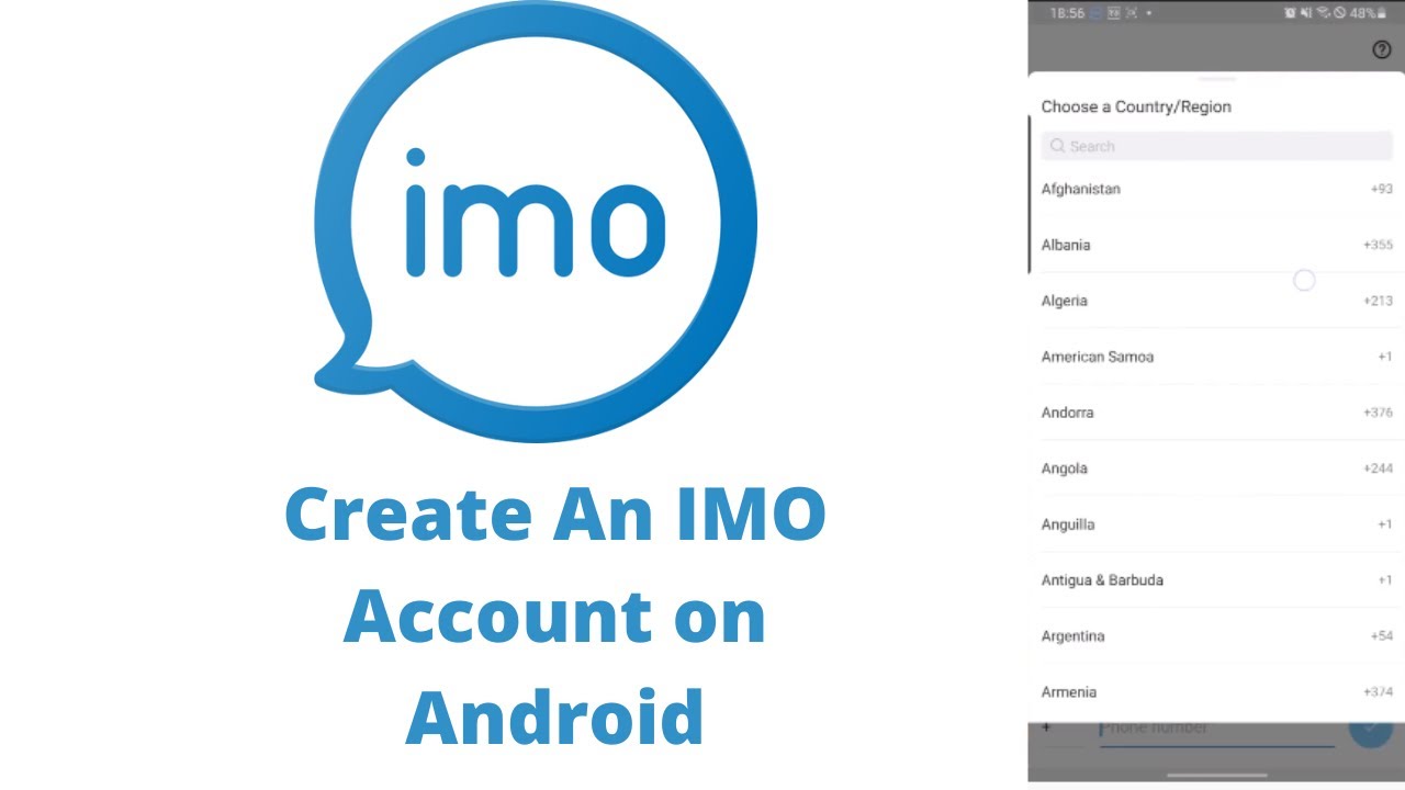 Create IMO Account 2022 | IMO App Account Sign Up | IMO Account Registration Help