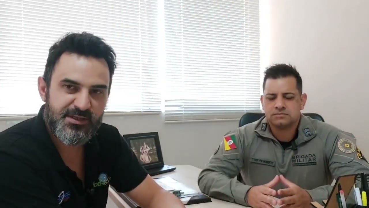 Comandante da BM de Espumoso, Roberto Dresler da Cruz, relatou sobre as ocorrências de fevereiro.