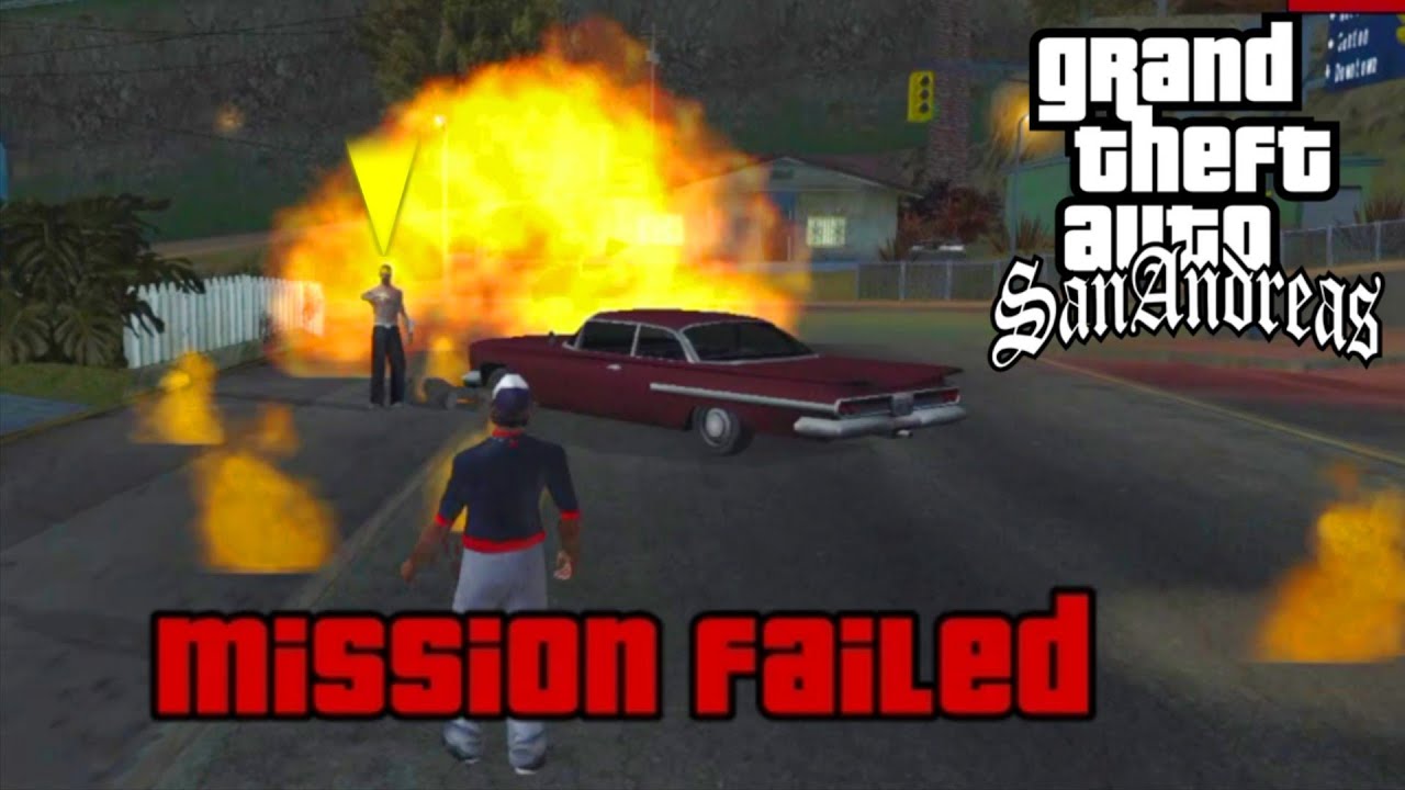 Molotovs - Gang House Mission Fail || GTA San Andreas Game 