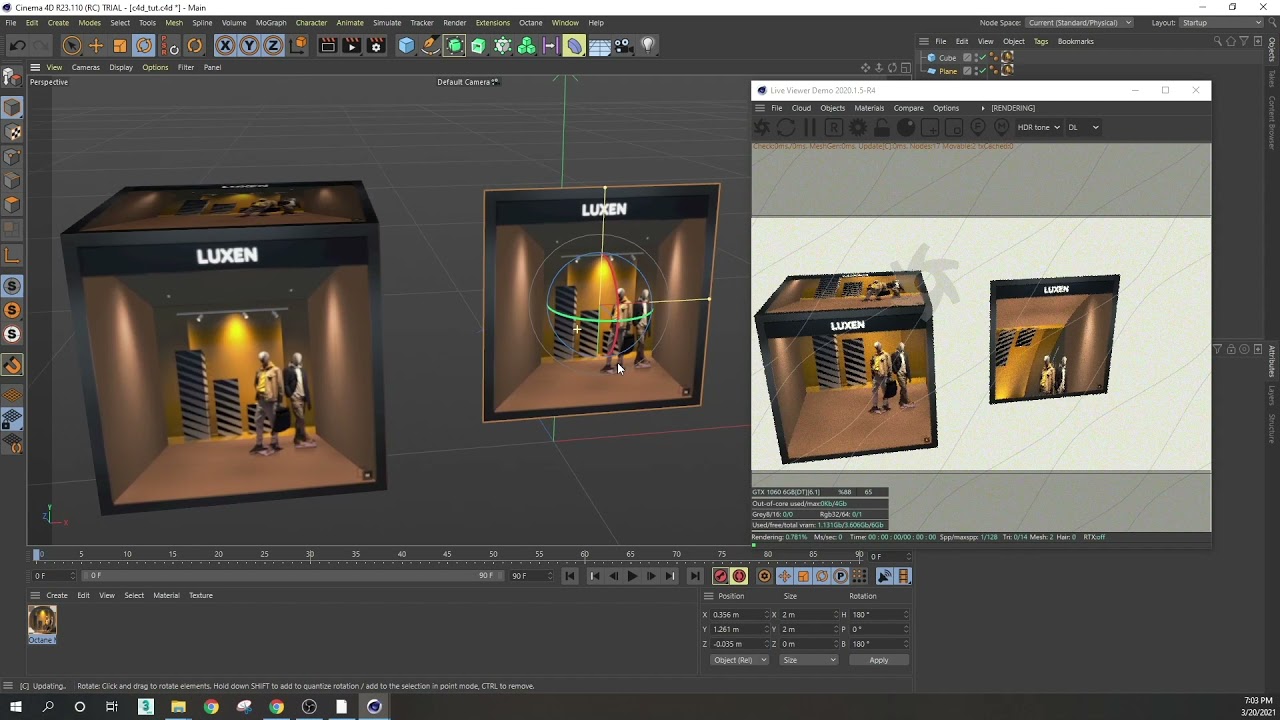 wParallax - Cinema4D + Octane OSL Tutorial