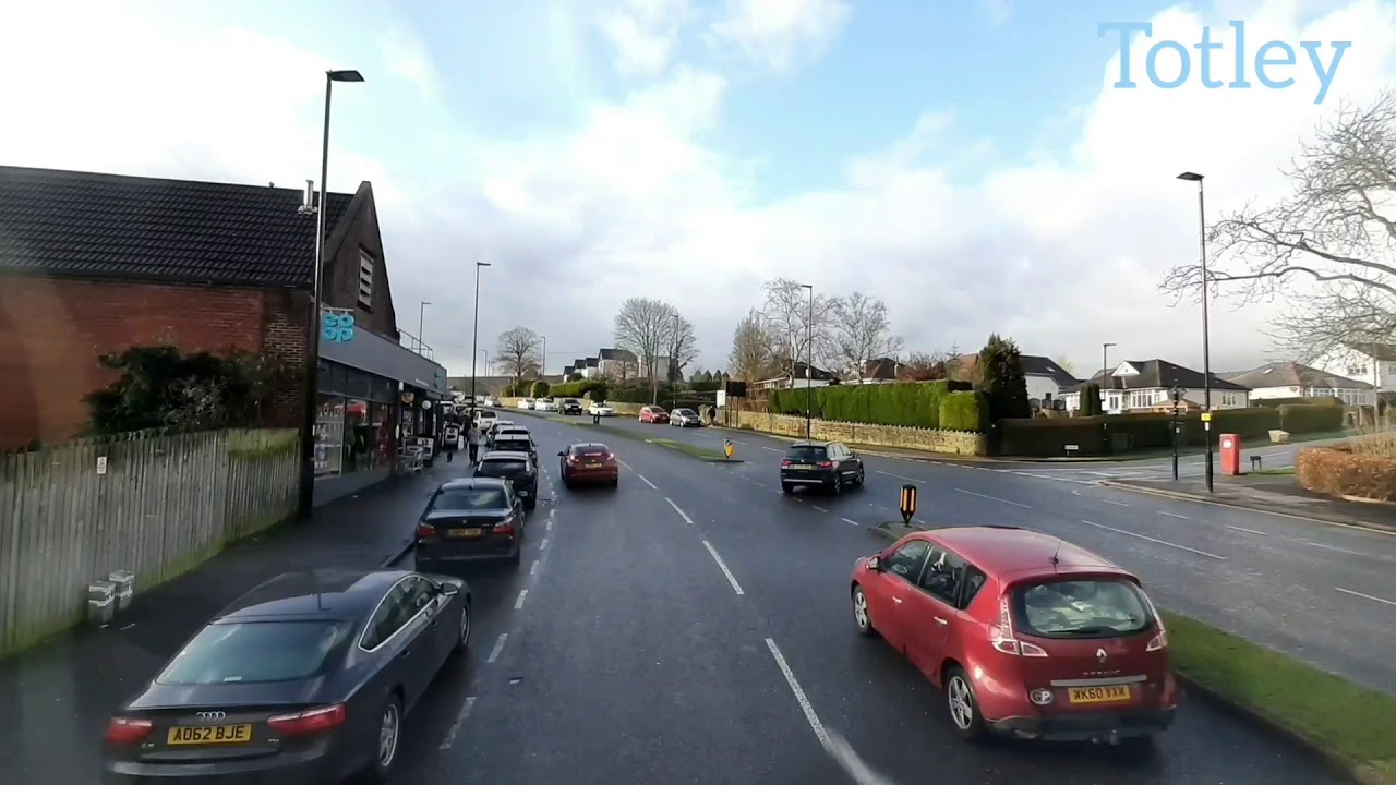 Full Route Visual, Tm Travel 218 Sheffield to Bakewell