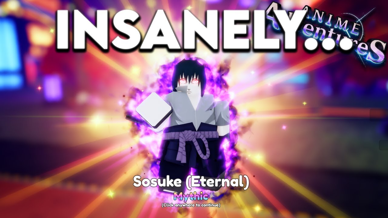 Showcasing New Evolved Sosuke Eternal Is INSANELY... In Anime Adventures Update 18!