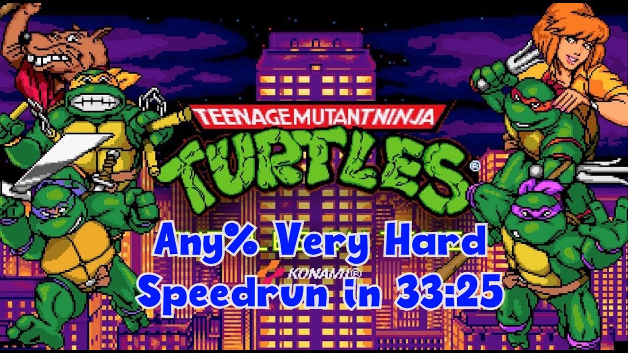 Teenage Mutant Ninja Turtles - Turtles in Time Arcade: Very Hard in 33m25s
