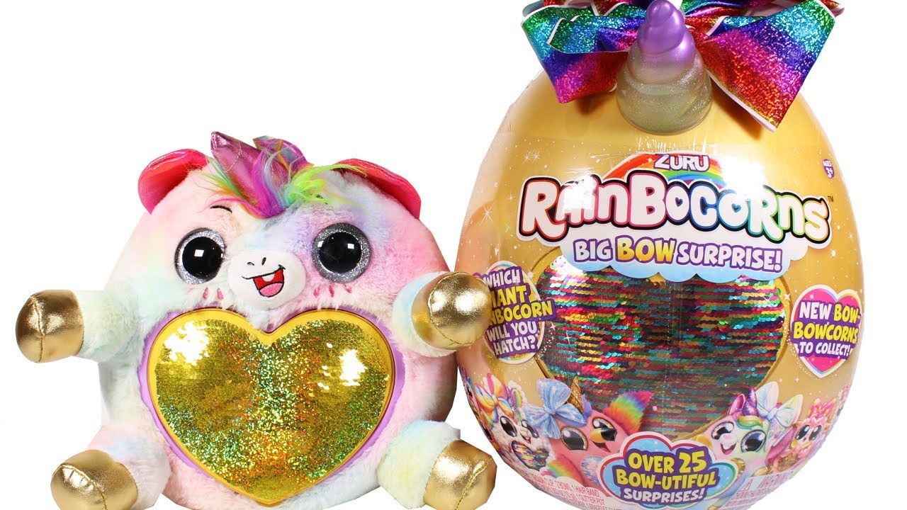 Zuru Rainbocorns Big Bow Surprise Blind Box Unboxing Toy Review