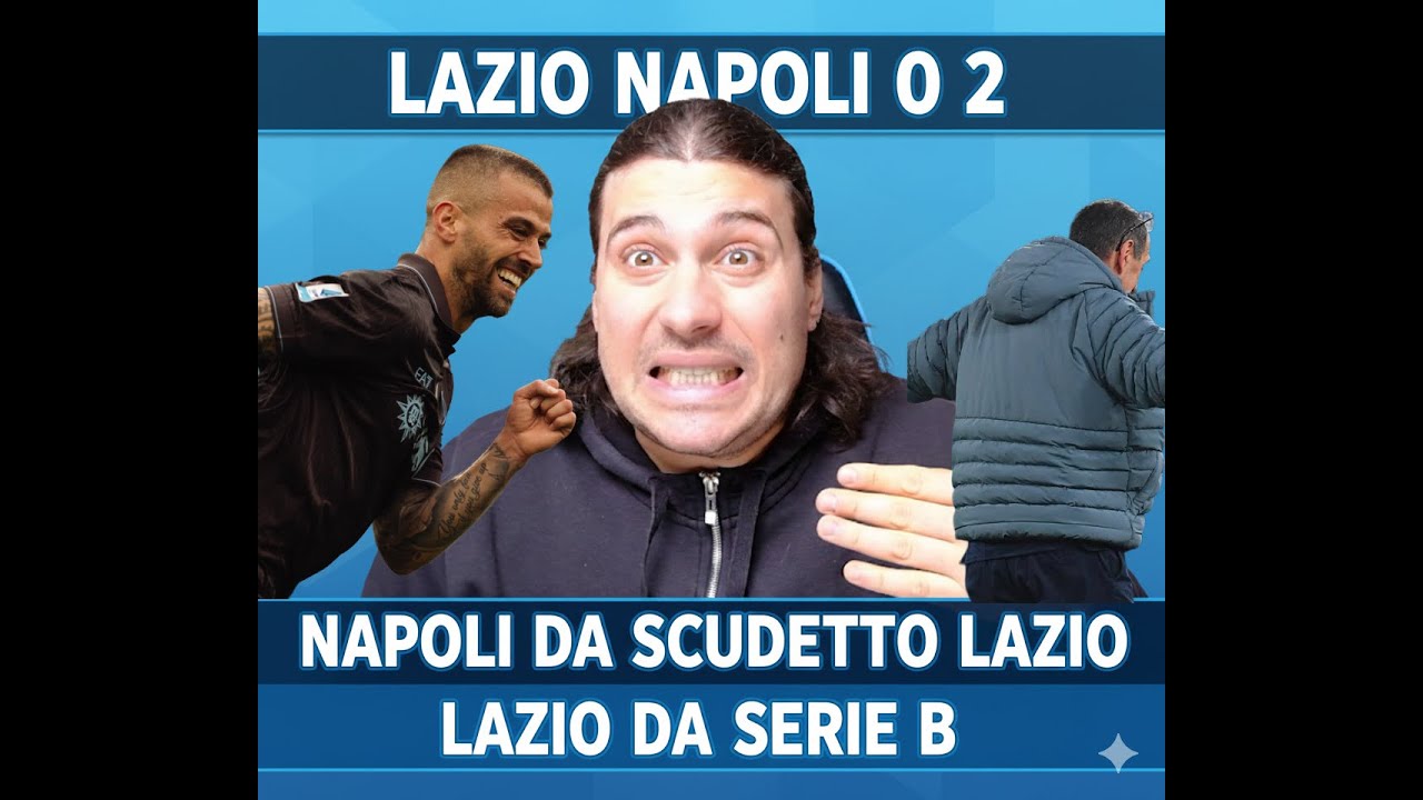 RISSA IN LIVE!!! LAZIO NAPOLI 0-2! LAZIO SUPERFLOP, NAPOLI IN PIENA CORSA SCUDETTO!