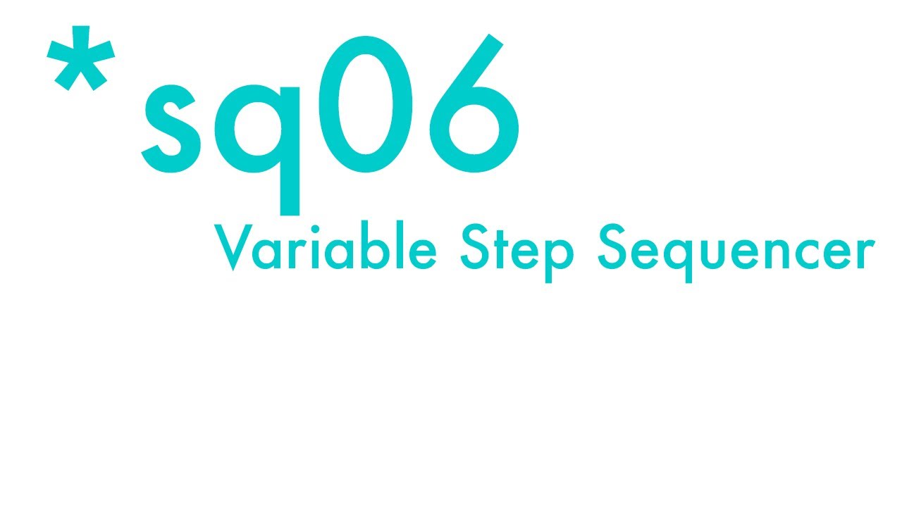 Max for Live *sq06 — Variable Step Sequencer