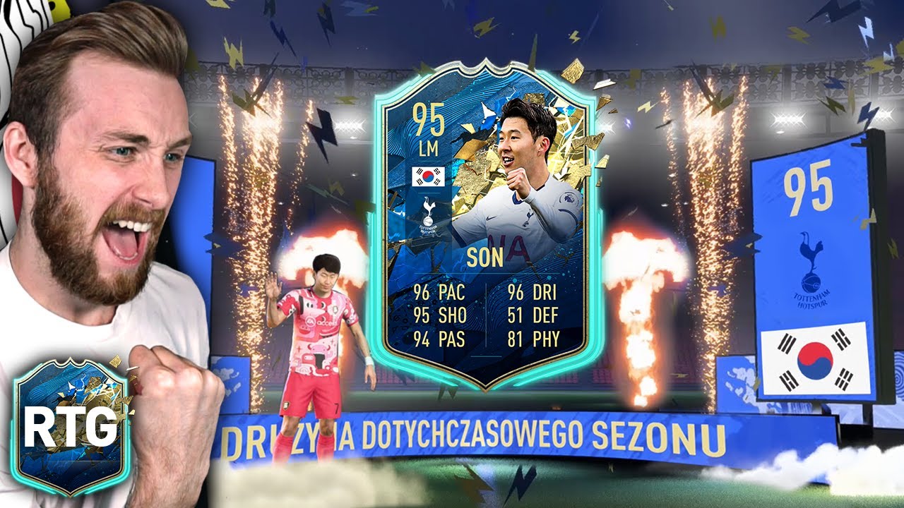 NIEMOŻLIWE! TRAFIŁEM TOTS SONA 95 ZA SBC NA RTG! | FIFA 20