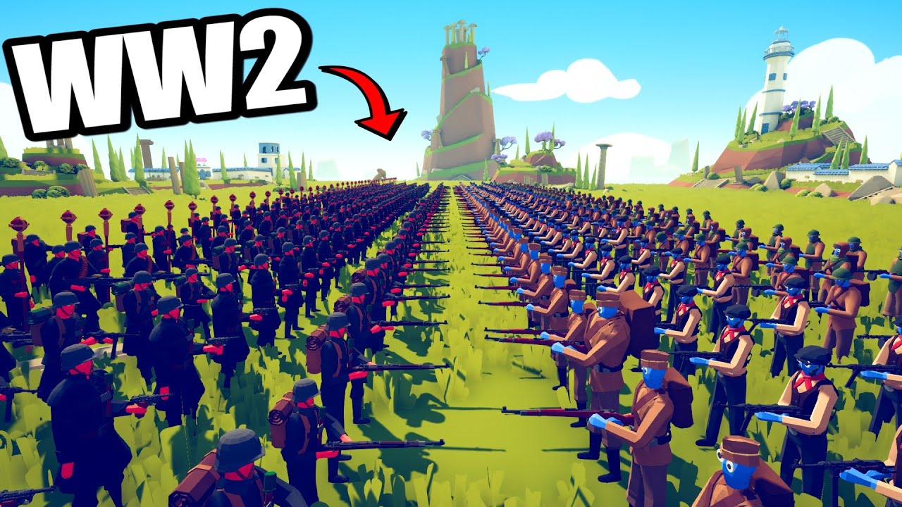Самые реалистичные сражения Второй мировой войны! | TABS — Totally Accurate Battle Simulator
