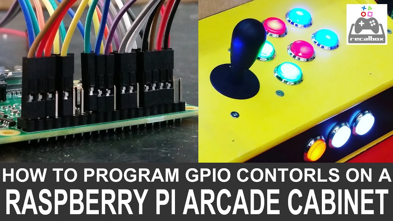 Программирование GPIO-контроллеров на самодельном аркадном автомате на базе Raspberry Pi! ПРОСТОЙ...