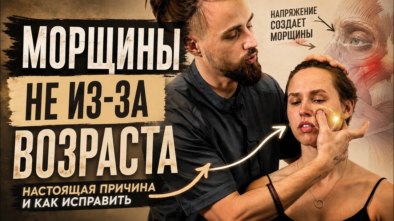 УБИРАЕМ МОРЩИНЫ С ПОМОЩЬЮ ПРОСТОЙ МЕТОДИКИ (ВСЕ ИЗ-ЗА СТРЕССА)