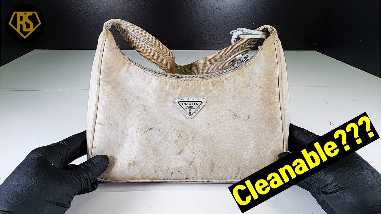 🎧ASMRㅣNylon Prada Bag Cleaning ㅣ4K 🧽