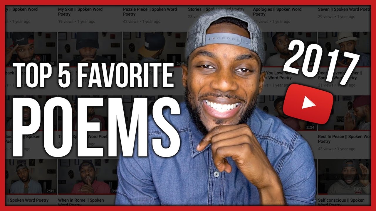 My Top 5 Favorite Poems of 2017 || Spoken Word Poetry
