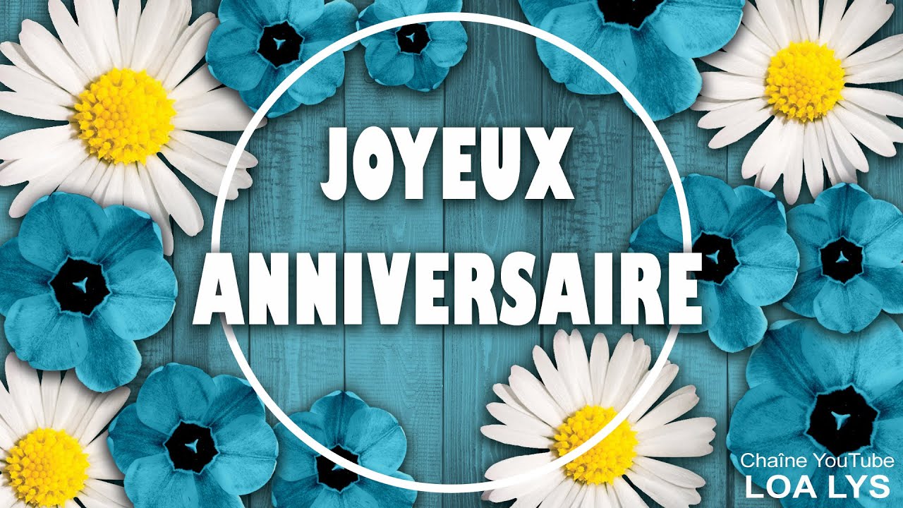 Petit message pour souhaiter un JOYEUX ANNIVERSAIRE