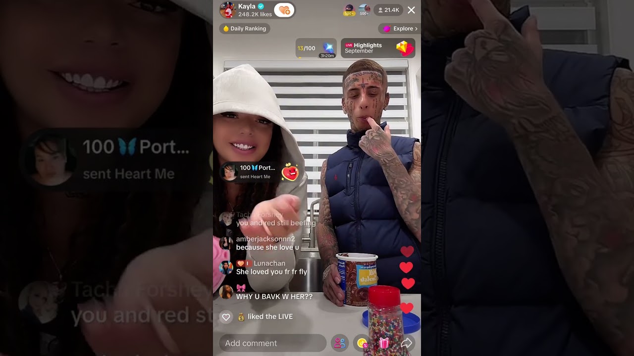 Kayla Flyysoulja and Enzo