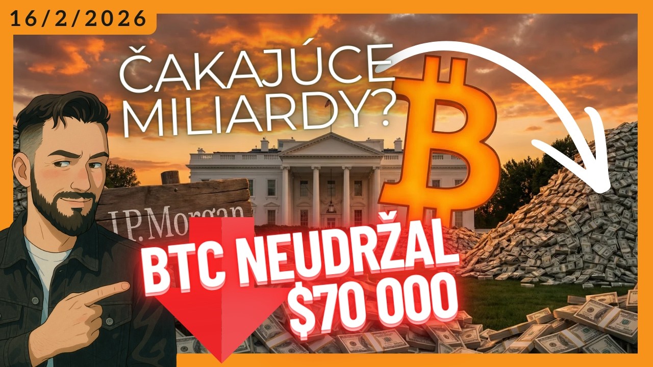 Bitcoin neudržal $70 000 - Čakaj&uacute; za rohom miliardy? #BTC #kryptoraňajky