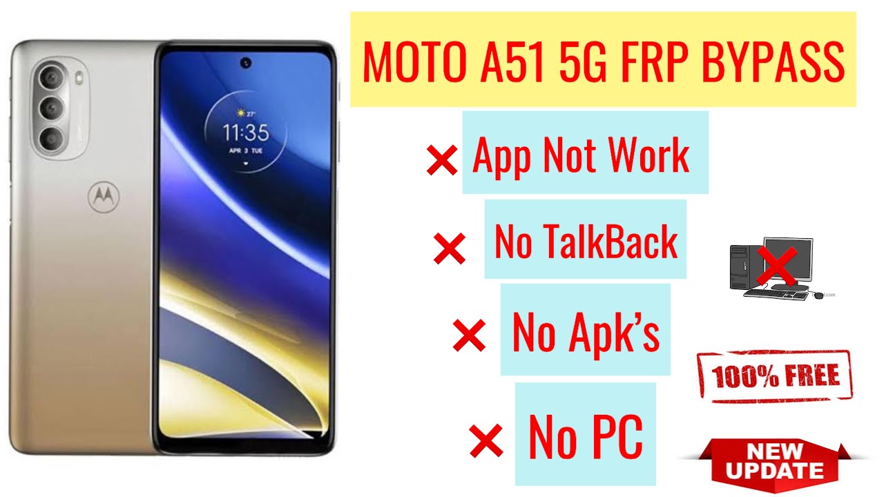 Обход FRP на Motorola MOTO A51 5G без ПК и APK. Бесплатный и простой метод✅✅✅