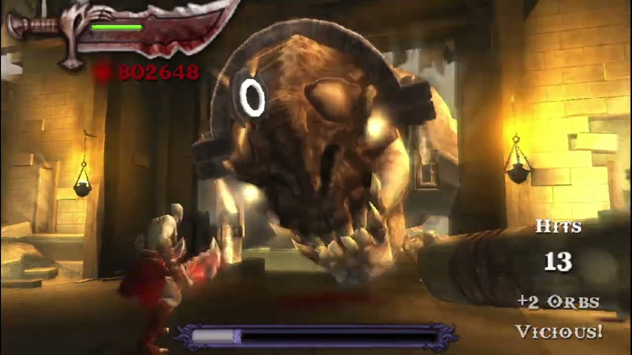 God of War: Chains of Olympus Part 1 PPSSPP Emulator Gameplay (No Commentary)