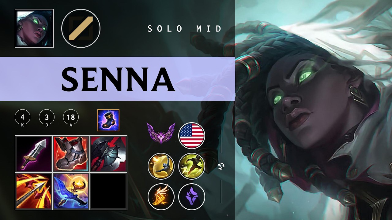 Senna Mid vs Zed - NA Master Patch 26.04