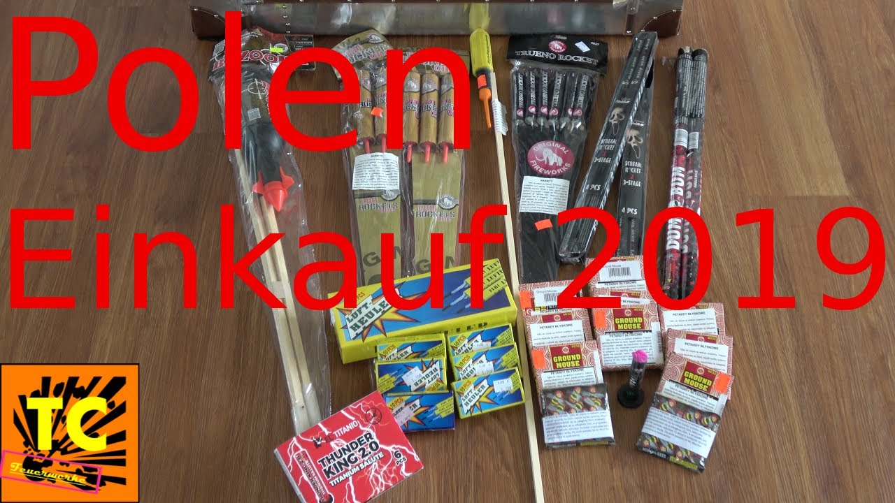 Polenfeuerwerk Einkauf 2019 [4K]