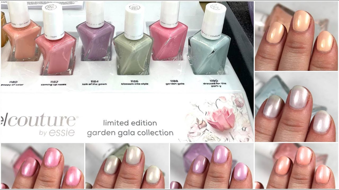 Essie Gel Couture Garden Gala Collection | Swatcheroo