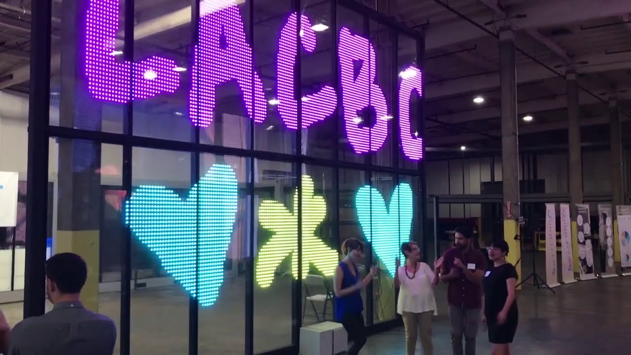 LA Metro hosts a celebration at GLAAM America's Warehouse Transparent LED Venue