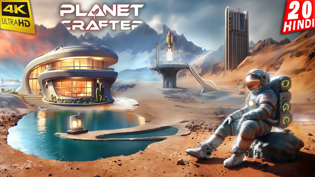 CRAFTING & BUILDING | The Planet Crafter | 4K Gameplay HINDI