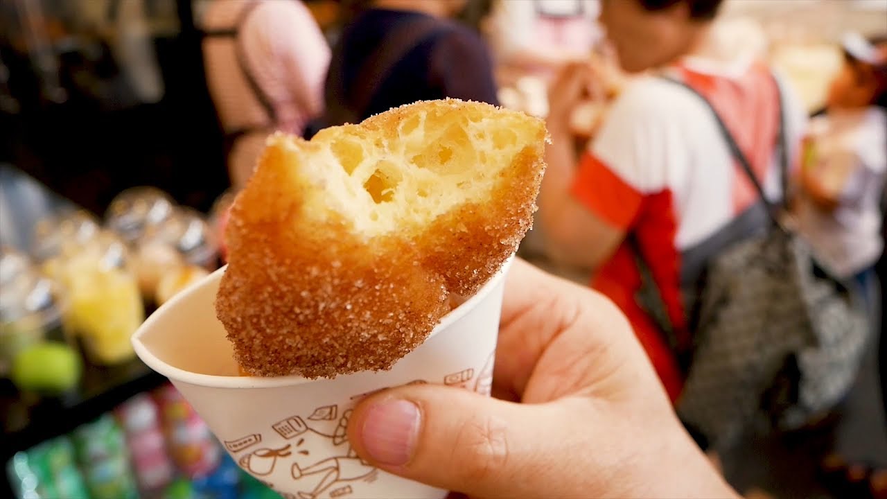 Sticky rice twisted Bread stick - Korean Street Food