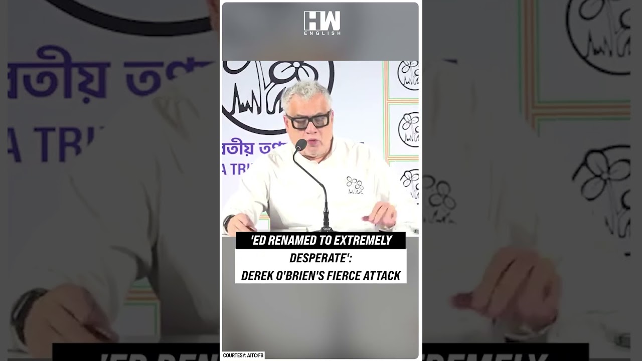 #Shorts | ED Arrests I-PAC Director: TMC MP Derek O'Brien Attacks Probe Agency, Modi Govt