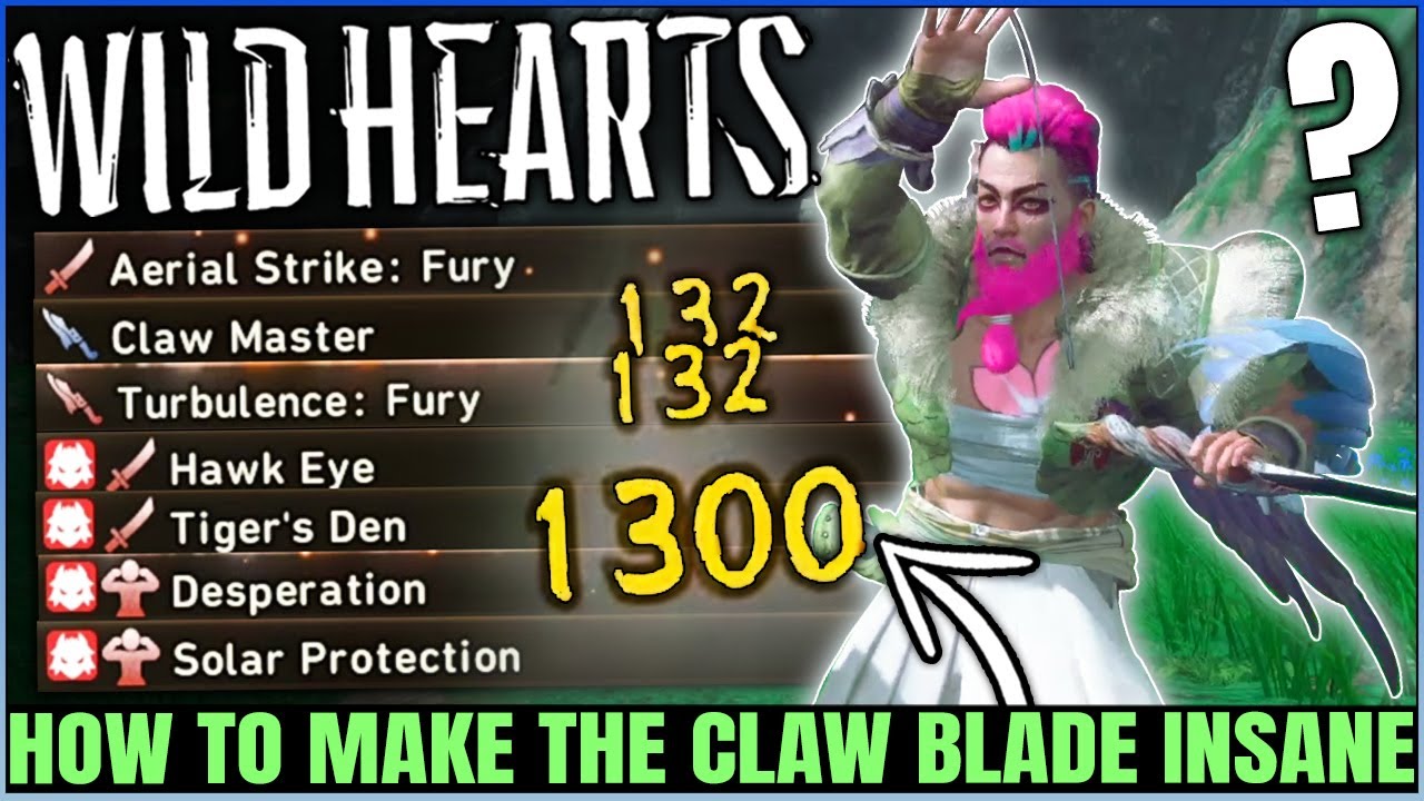 The Best Claw Blade Build is OP - Weapon & Armor Skills Guide - Highest Damage & More - Wild Hearts!