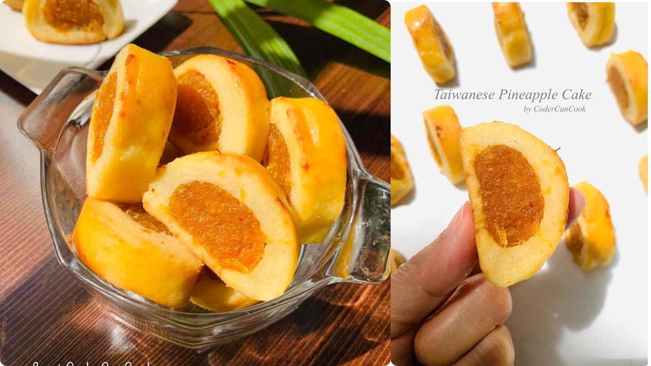 Bánh dứa Công thức vỏ siêu ngon không khô vụn - Taiwanese Pineapple Tart @codercancook9822
