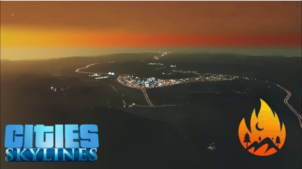 (Cities Skyline) Forest Fire Disaster Short Movie