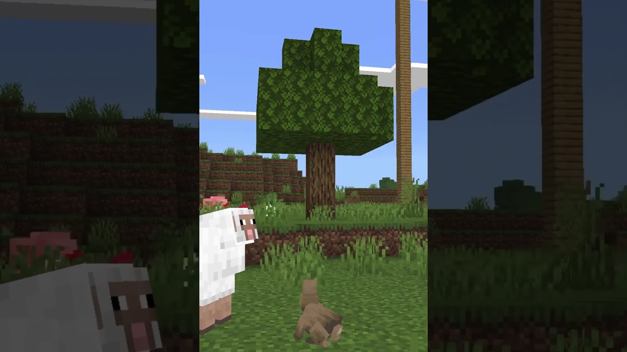 POV rabbits in Minecraft ￼