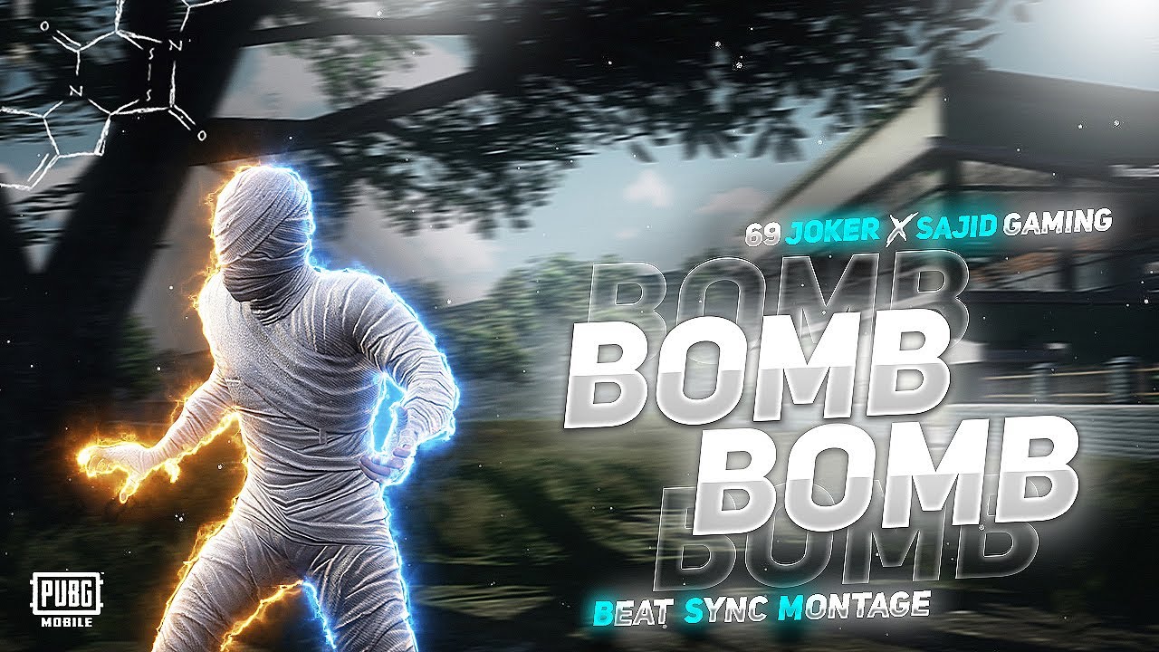 Bomb Bomb Best Beat Sync Edit Pubg Mobile Montage | 69 JOKER x @SajidGamingYT | Kamal Raja