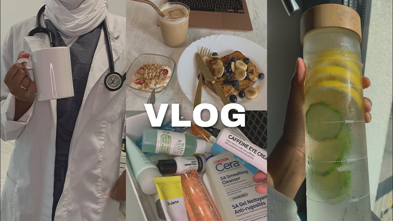 VLOG | 3:30 AM MORNING ROUTINE, muslimah medical student, skin care, Fajr, food, Anime, productive🌿