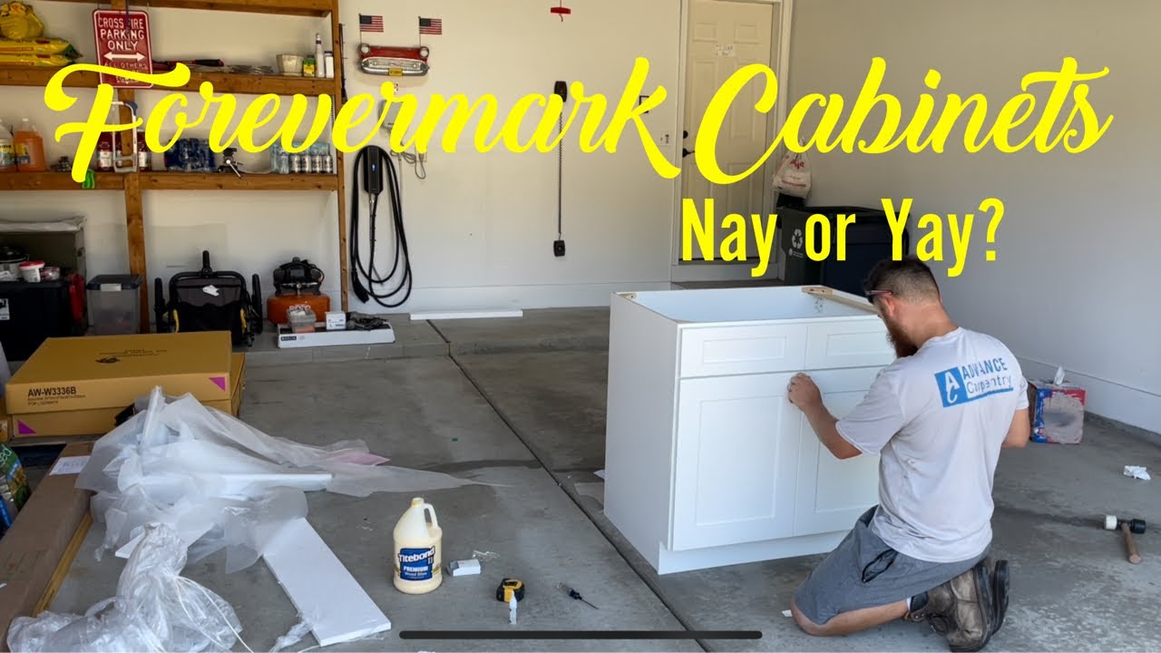 Forevermark 36” Sink Base Cabinet Build - Ice White Shaker