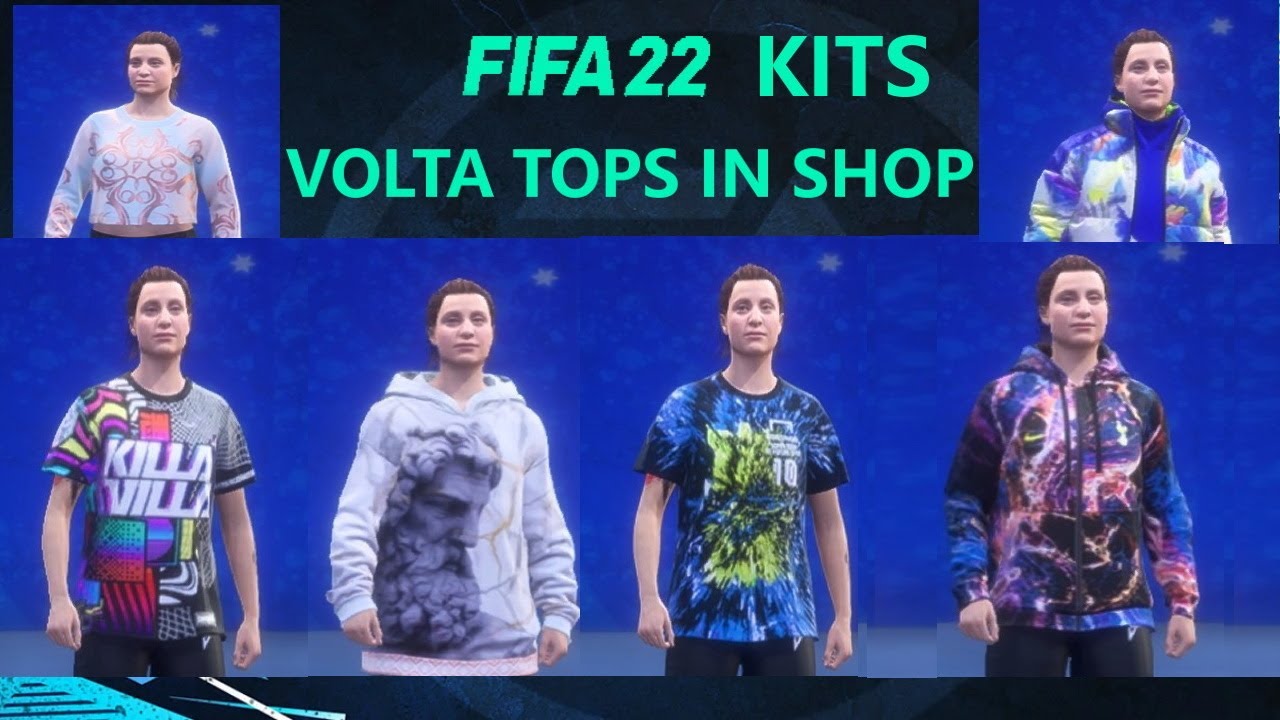 Fifa 22 kits - Volta Tops