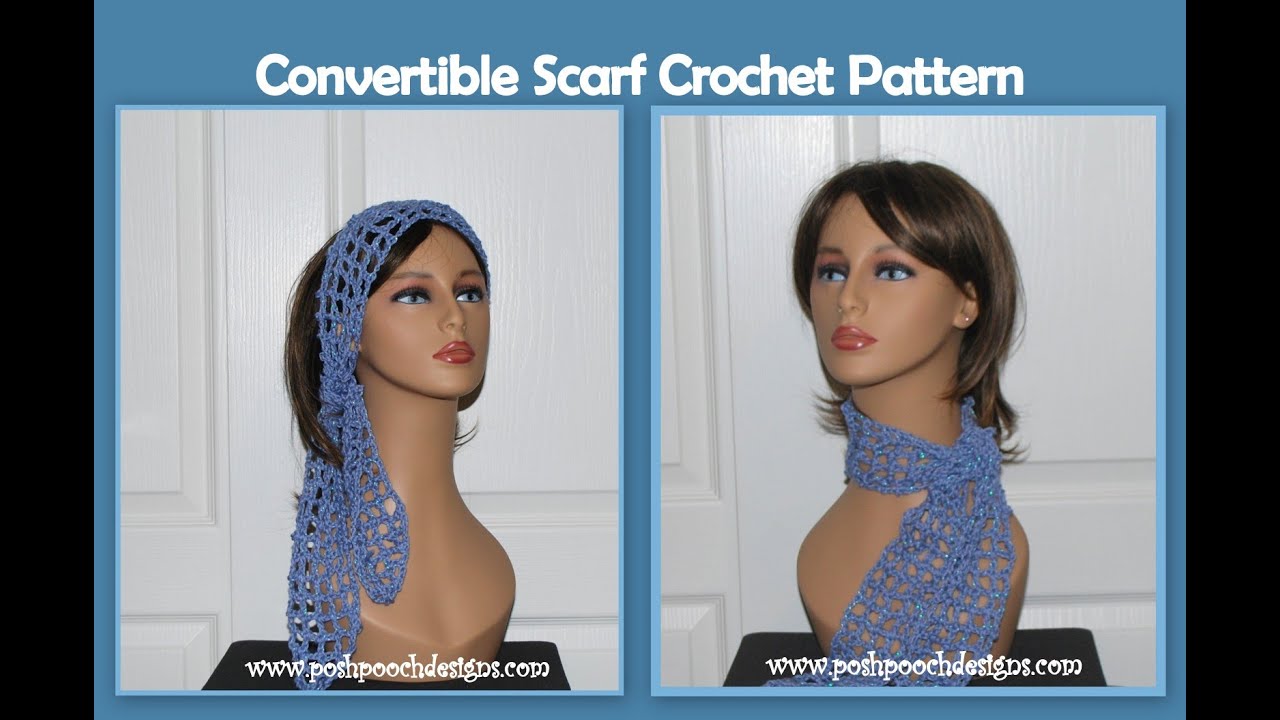 Convertible Scarf Crochet Pattern