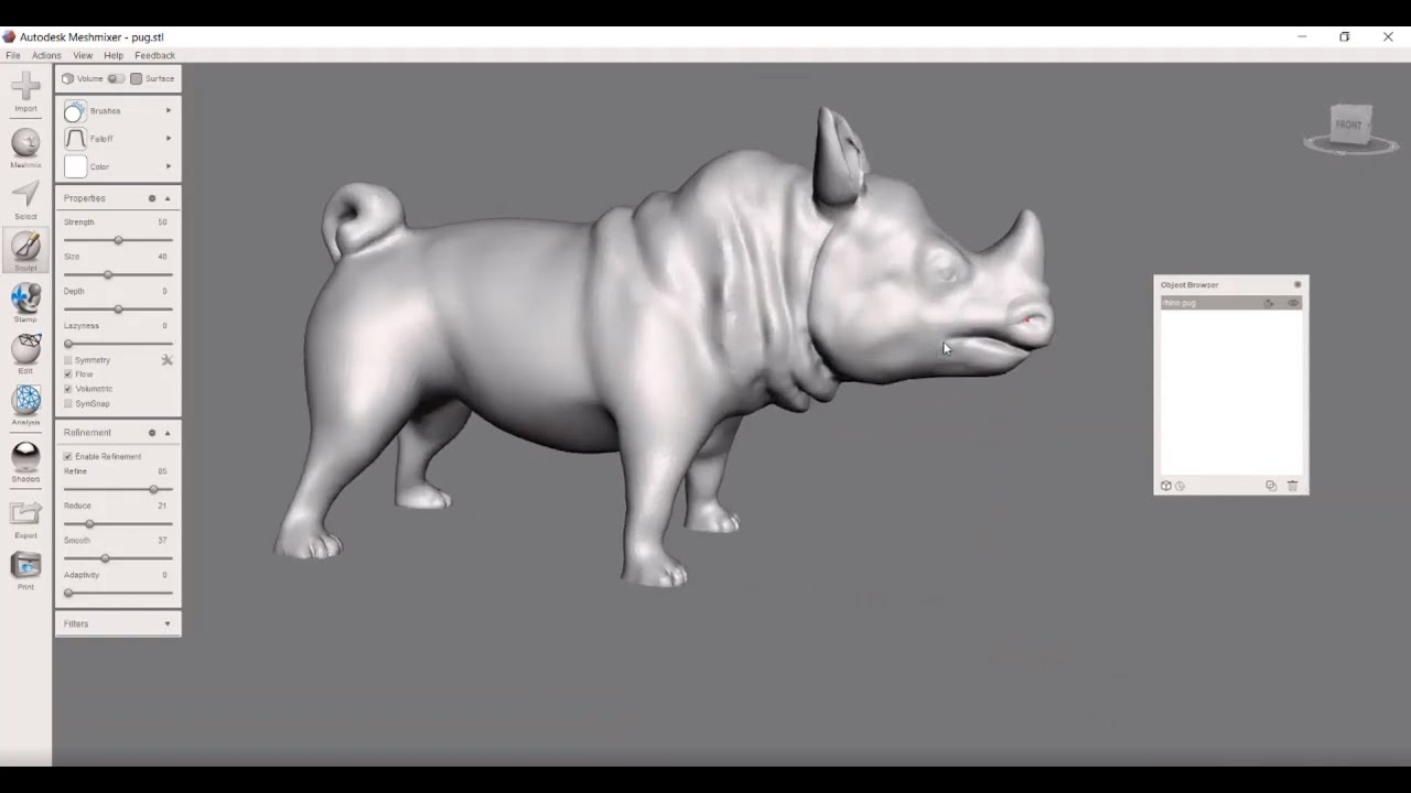 Meshmixer Series: Episode 3 - Meshmixing Animals