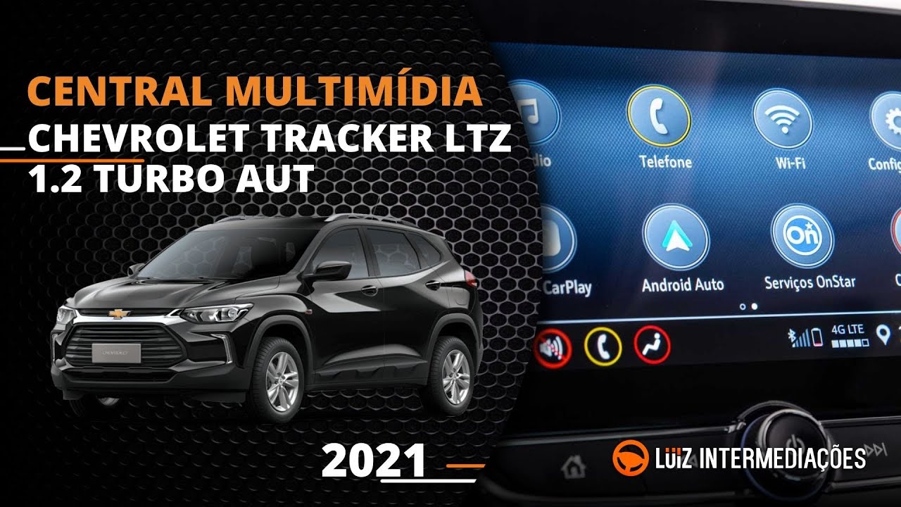 Central multim&iacute;dia | CHEVROLET TRACKER LTZ 1.2 TURBO AUT 2021