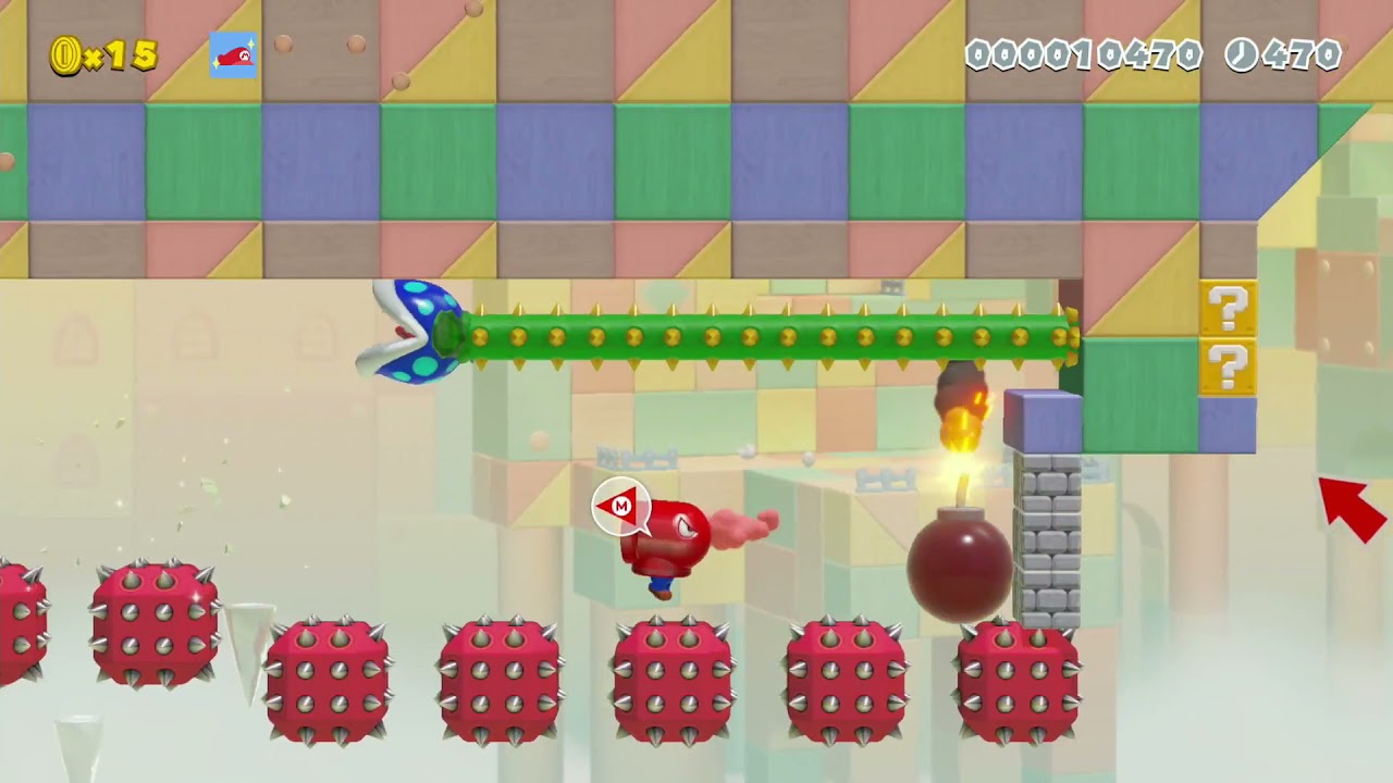 [SMM2] Pit of PePanga: Mask Mandate v2 (+WR)