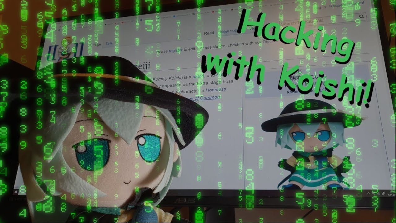 Koishi Komeiji hacks Touhou Wiki