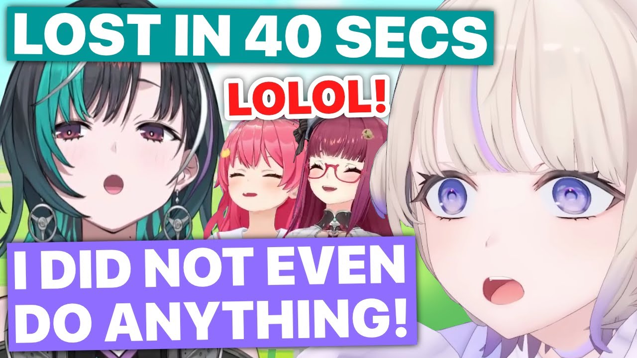 Hajime Is Dumbfounded Chihaya Lost In 40 Secs (Miko, Marine, Fuwawa / Hololive) [Eng Subs]