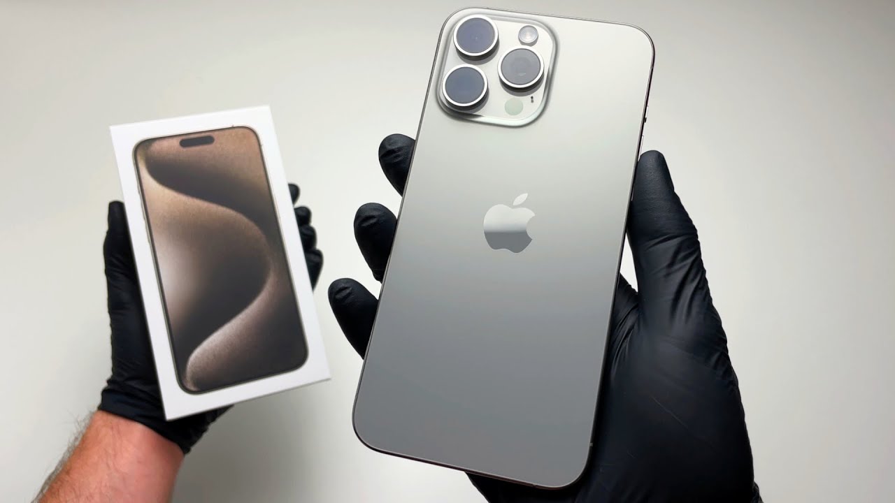 Apple iPhone 15 Pro Max Unboxing + Camera & Gaming Test - ASMR