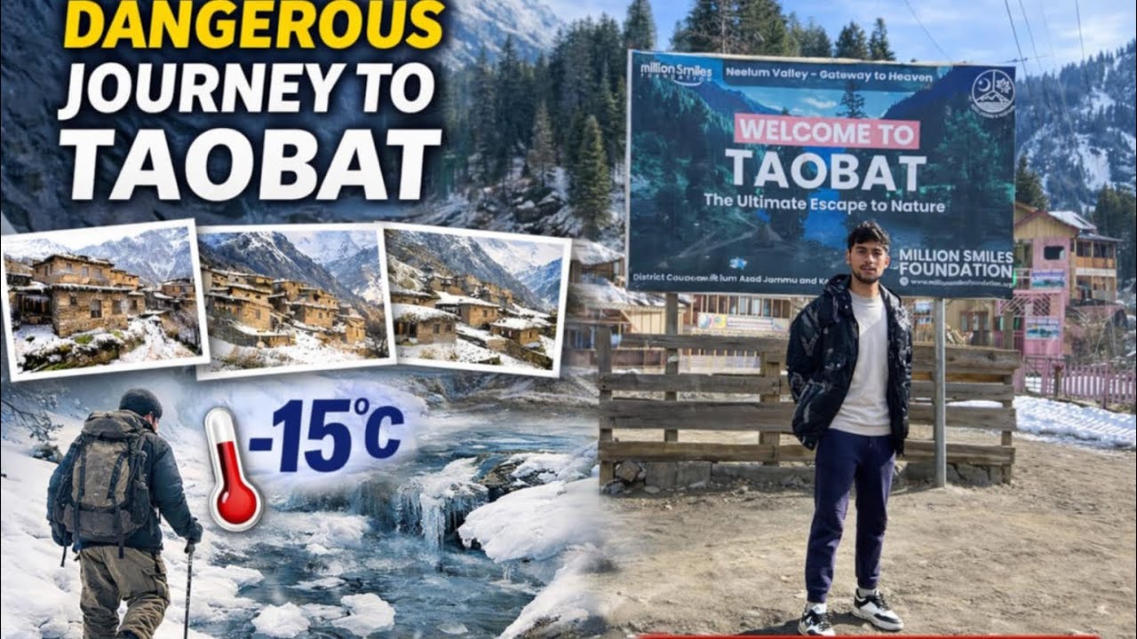 “I Walked Through -15°C to Reach Taobat | Most Dangerous Winter Journey in Neelum Valley 2026”