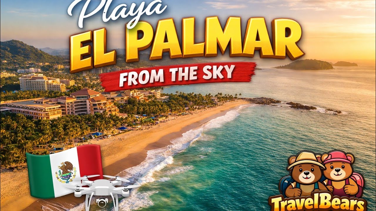 Majestic Sunset Drone Views 🌅 | Playa El Palmar in Ixtapa-Zihuatanejo | TravelBears Aerial Paradise!
