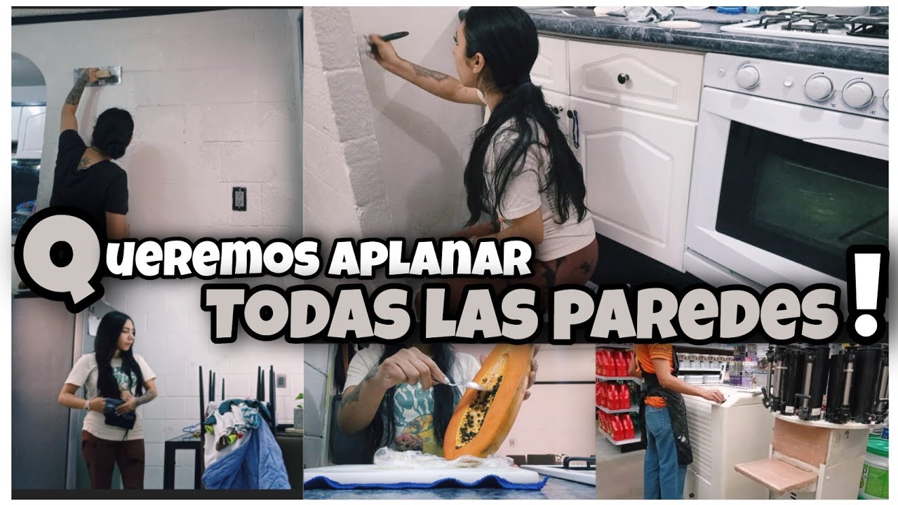 YA SE APLANAR PAREDES | COMPRAMOS LA PINTURA | VAMOS A COCINAR 🫰🏼